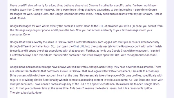 Firefox Is Enough For Me