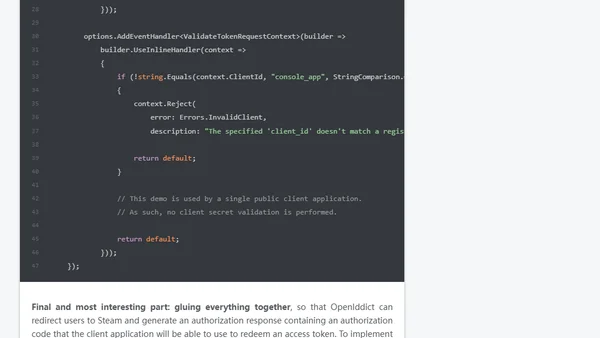 Creating an OpenID Connect server proxy with OpenIddict 3.0's degraded mode
