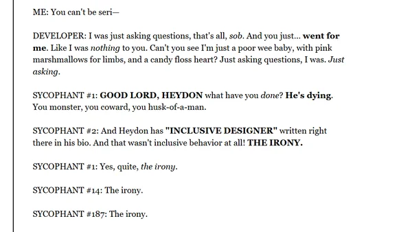 Web Accessibility Is Out To Get You And Make You Feel Sad