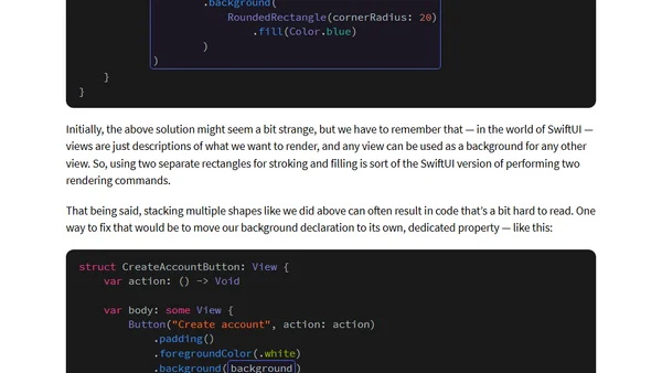Stroking and filling a SwiftUI shape at the same time