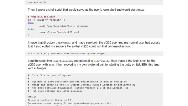Integrating a VT220 into my life