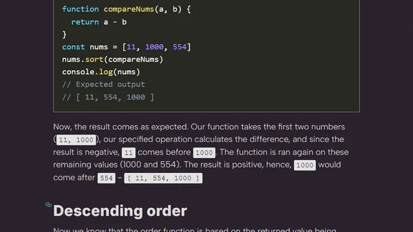 Array.sort in Javascript