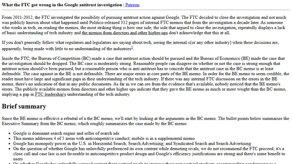 What the FTC got wrong in the Google antitrust investigation