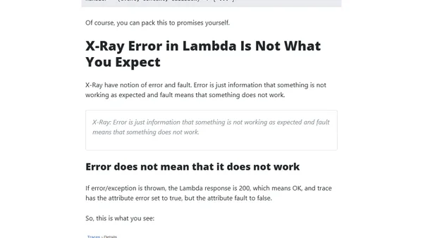 AWS Serverless Common Mistakes - Unexpected Behaviors (7/7)
