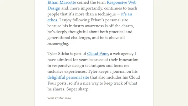 Blogroll update, March 2024