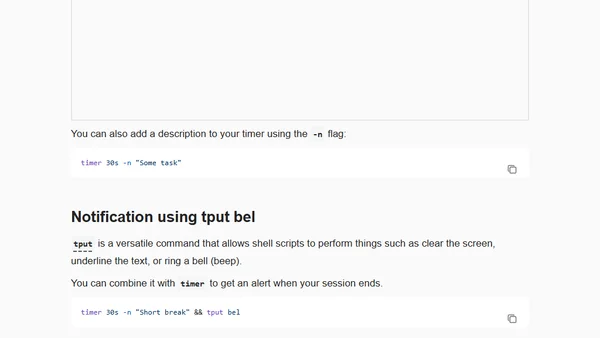 Pomodoro technique with CLI on macOS