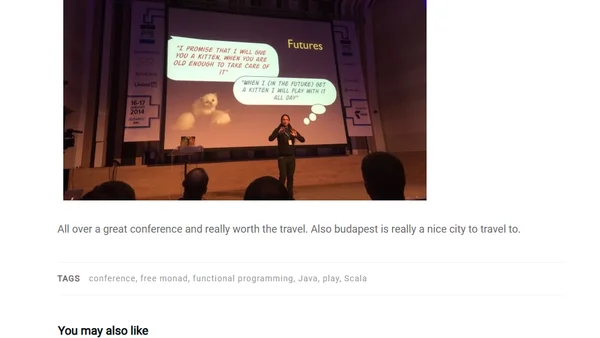 Thoughts I took home from ping conference