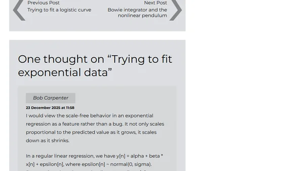 Trying to fit exponential data