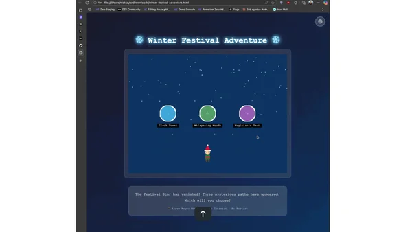 Advent of AI 2025 - Day 2: Building a Winter Festival Game