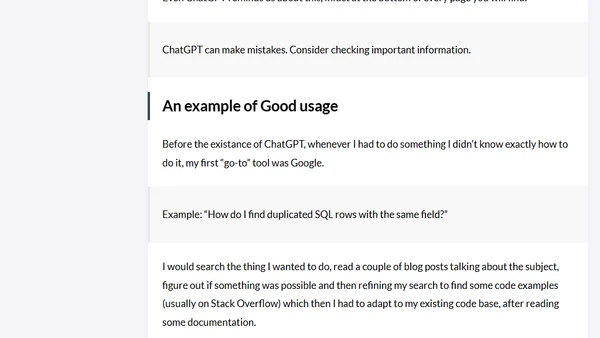 Using AI tools for coding: good or bad?