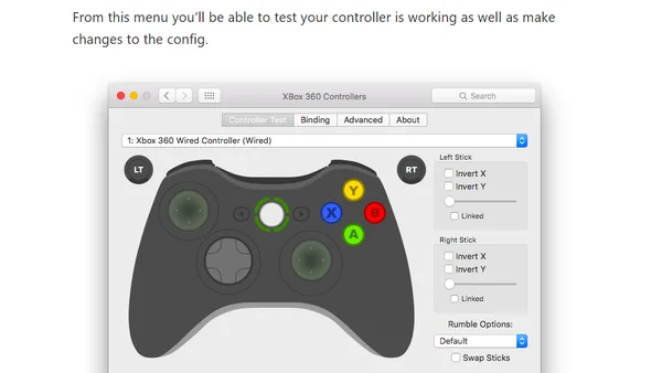 How to use an Xbox 360 controller with OS X El Capitan