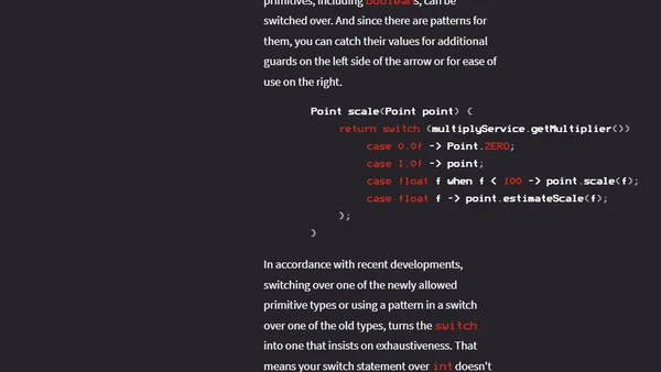 Java 23: Restoring the Balance with Primitive Patterns - Inside Java Newscast #66