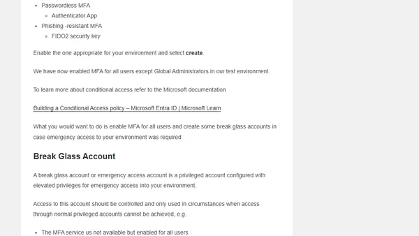 Entra ID Security Recommendations