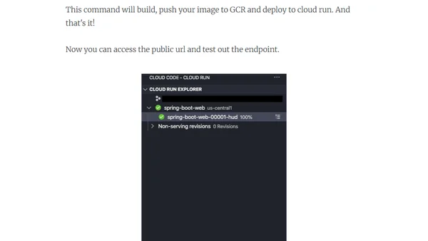 Jibbing with spring boot and google cloud run