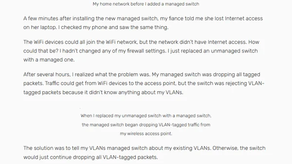 Debugging VLANs on my TP-Link Managed Switch