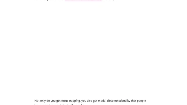 Unlocking the Power of HTML's Native Browser Dialog Element