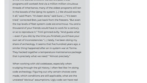 Two cheers for ugly code