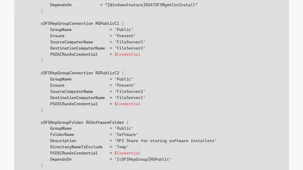 Windows Distributed File System DSC Resource
