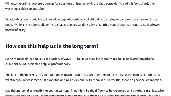 How to Build Tech Communities in a World of Pandemic