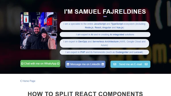 How to Split React Components for Easy Unit Testing