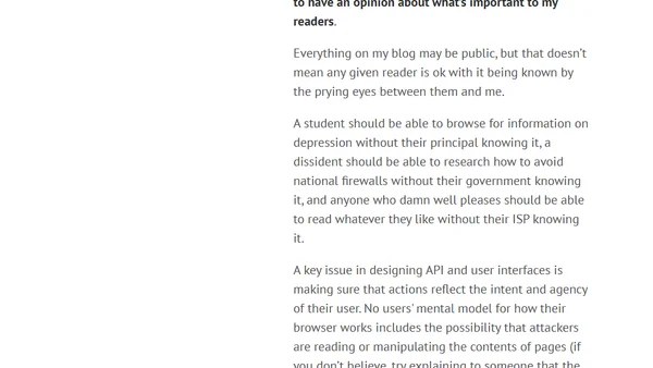 HTTP Considered Unethical