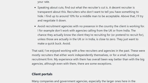 On finding clients as an independent consultant