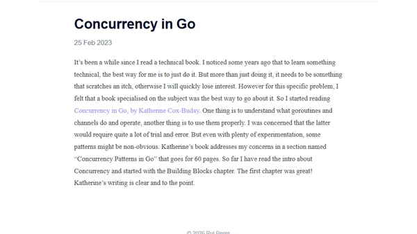 Concurrency in Go