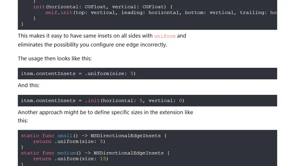 Useful extensions for CollectionView and Compositional Layout