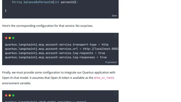 MCP with Quarkus LangChain4j