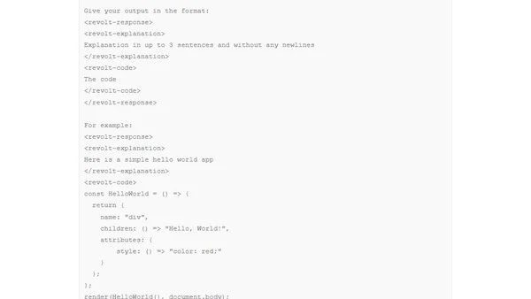 LLM-first Web Framework