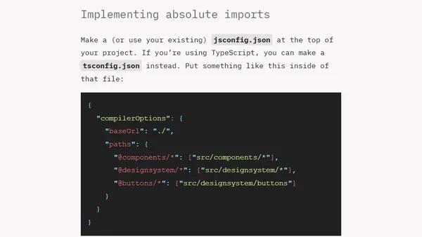 Absolute Imports in Next.js
