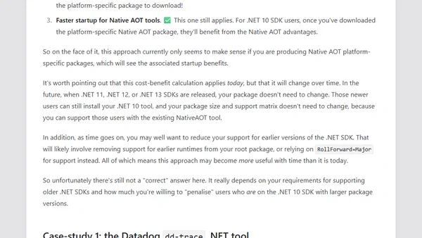 Supporting platform-specific .NET tools on old .NET SDKs: Exploring the .NET 10 preview - Part 8