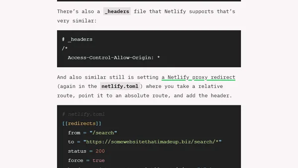 Three ways to set headers with Netlify and Astro