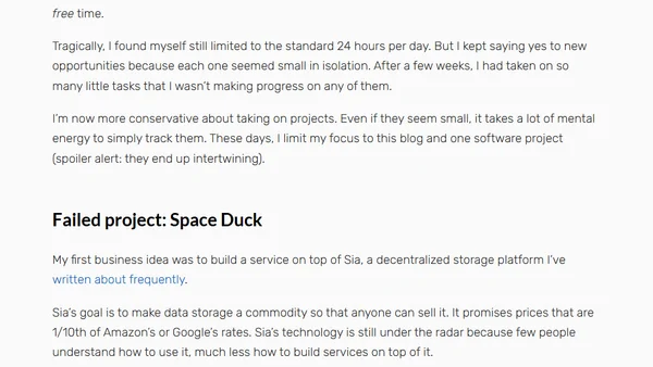 What I've Been Doing Since Quitting My Job