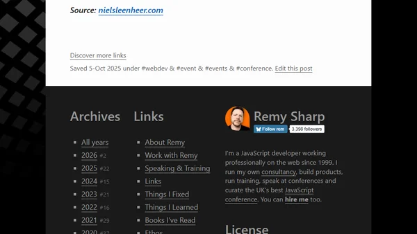 Making a low-budget conference look high-budget using an ATEM video mixer and a long USB cable [link]