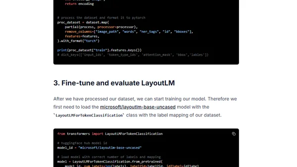 Document AI: Fine-tuning LayoutLM for document-understanding using Hugging Face Transformers