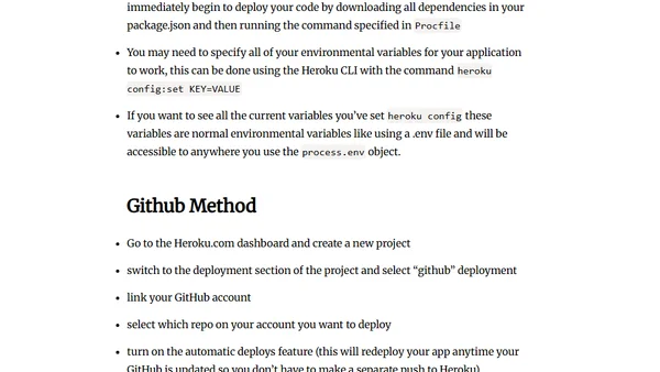 Ultimate 2021 Guide to Deploying NodeJS (And DenoJS) Apps to Heroku