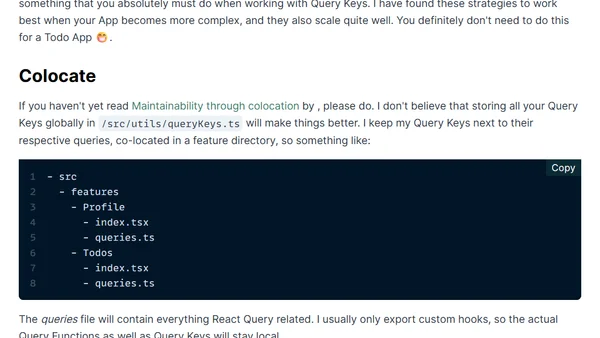 Effective React Query Keys