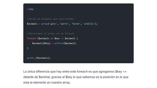 Tutorial PHP Foreach