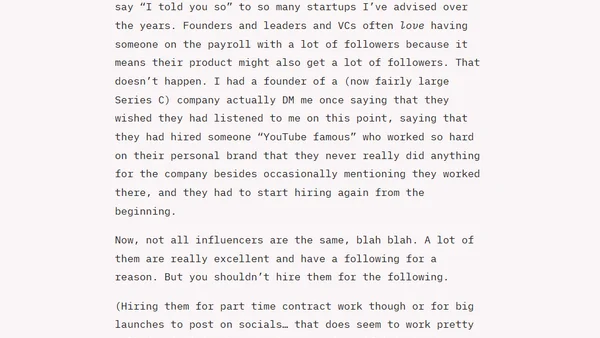 The developer relations pendulum swings again