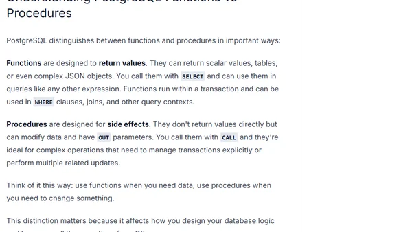 Using Stored Procedures and Functions With EF Core and PostgreSQL