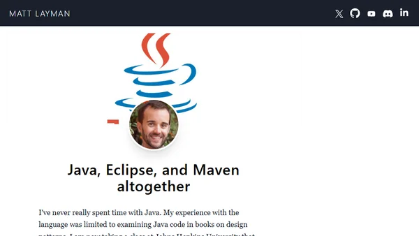 Java, Eclipse, and Maven altogether