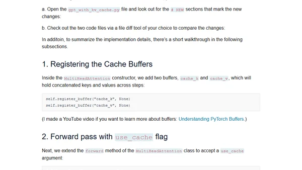 Understanding and Coding the KV Cache in LLMs from Scratch