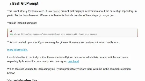 4 Command-line tools for more Python productivity