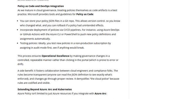 Azure Policy: Automated Cloud Guardrails