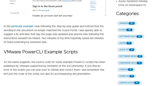 Improving Documentation via the Community.