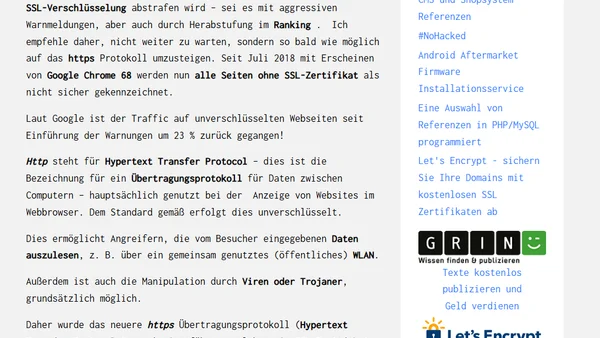 Let's Encrypt - sichern Sie Ihre Domains mit kostenlosen SSL Zertifikaten ab