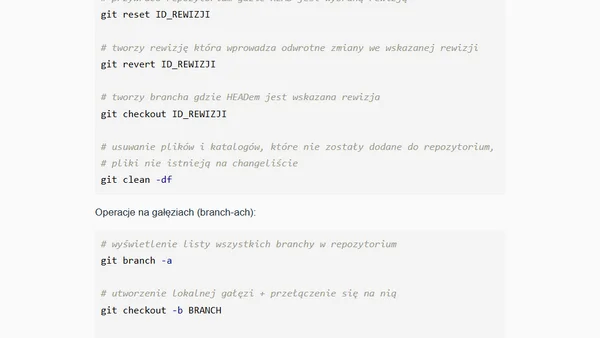 Git. Początki w najpopularniejszym systemie kontroli wersji