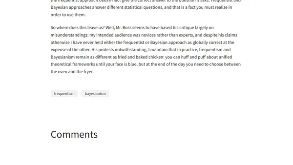 On Frequentism and Fried Chicken