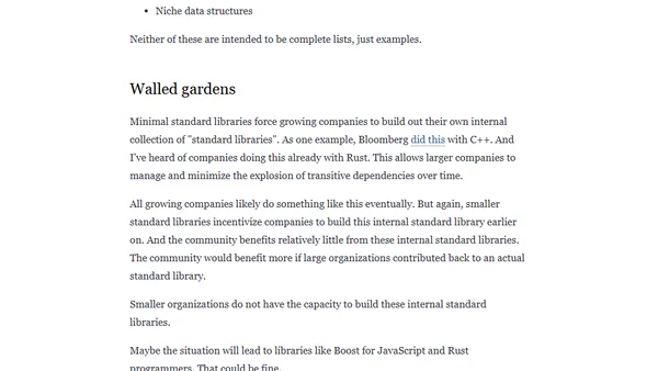 An explosion of transitive dependencies